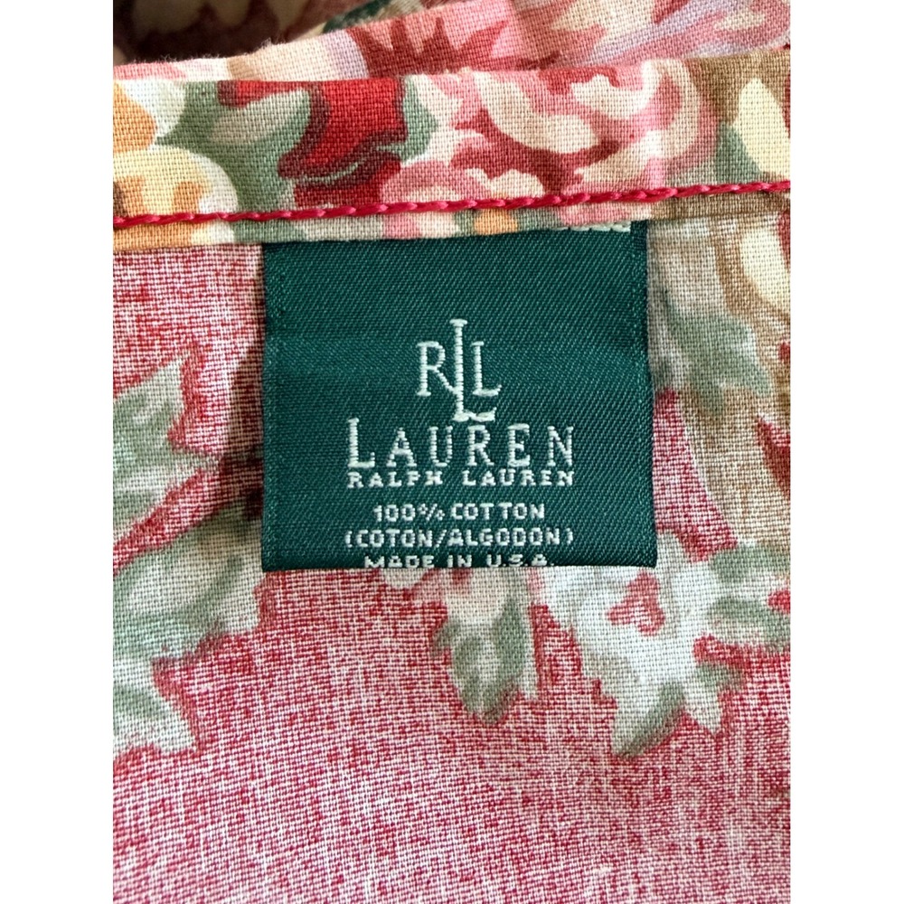 Lauren by Ralph Lauren Marseilles Twin Flat Sheet (Ripped seam) - Picture 4 of 5